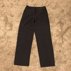 Slick black pants